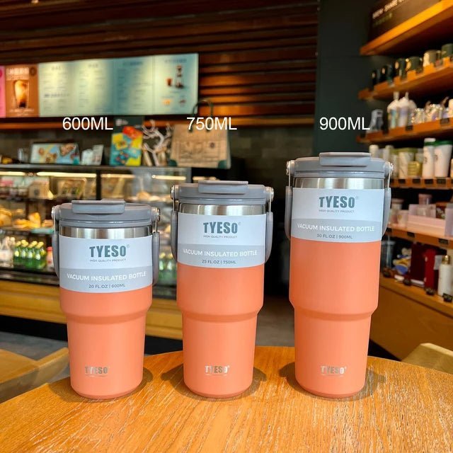 Large capacity portable insulated cup car mounted coffee cup 304 stainless steel - My Barista Coffee