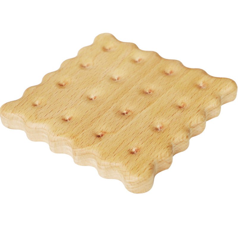 Coaster Solid Wood - Biscuit - My Barista Coffee