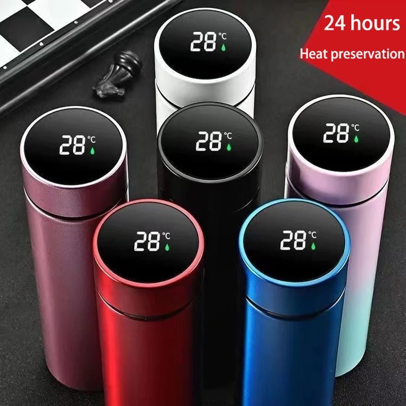 Digital Thermo Bottle With Temperature Display - My Barista Coffee