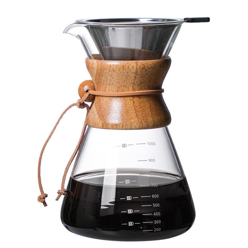 High Borosilicate Glass Hand Brewed Coffee Pot, Glass Coffee Pot, Coffee Set, Coffee Sharing Pot, Coffee Pot - My Barista Coffee