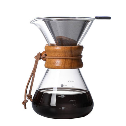 High Borosilicate Glass Hand Brewed Coffee Pot, Glass Coffee Pot, Coffee Set, Coffee Sharing Pot, Coffee Pot - My Barista Coffee