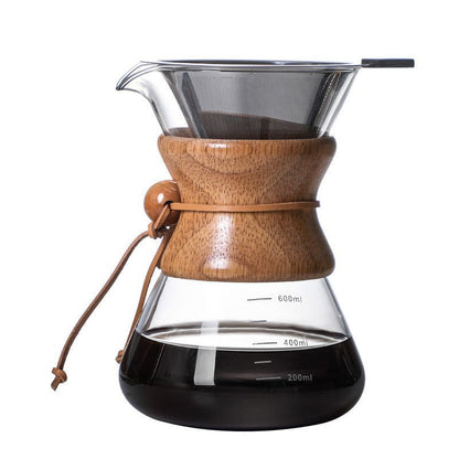 High Borosilicate Glass Hand Brewed Coffee Pot, Glass Coffee Pot, Coffee Set, Coffee Sharing Pot, Coffee Pot - My Barista Coffee