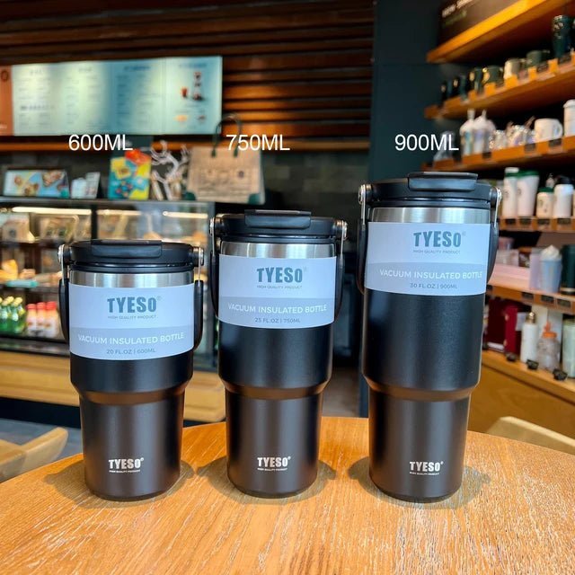 Large capacity portable insulated cup car mounted coffee cup 304 stainless steel - My Barista Coffee