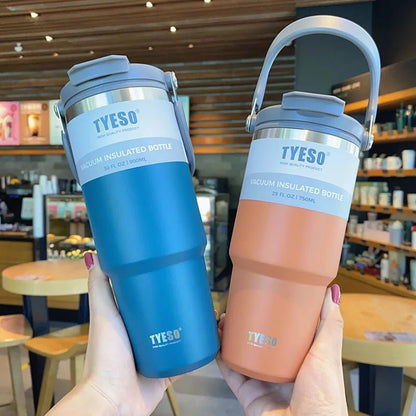 Large capacity portable insulated cup car mounted coffee cup 304 stainless steel - My Barista Coffee
