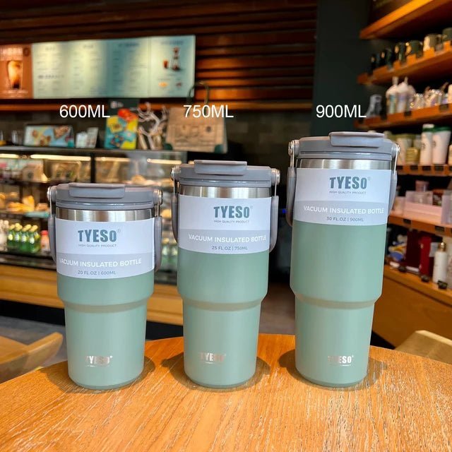 Large capacity portable insulated cup car mounted coffee cup 304 stainless steel - My Barista Coffee