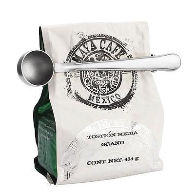 Stainless Steel Coffee Scoop With Clip - My Barista Coffee